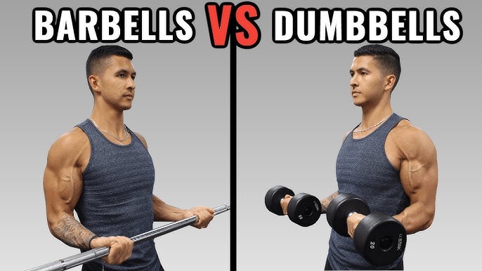 Dumbbell vs. Barbell: Mana yang Lebih Baik untuk Hasil Latihan Anda?